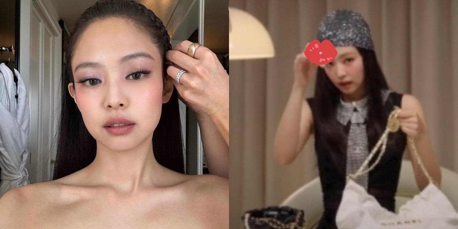 BLACKPINK's Jennie reveals the contents of her bag! She jokingly says, "It's like a mom's bag."