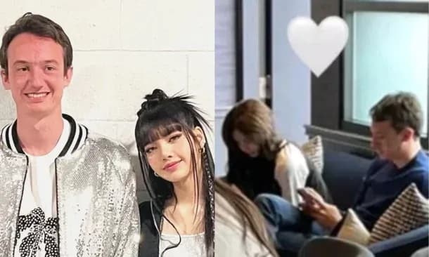 BLACKPINK Lisa再被拍到與富二代男友同框！一同在私人候機室各自玩手機！