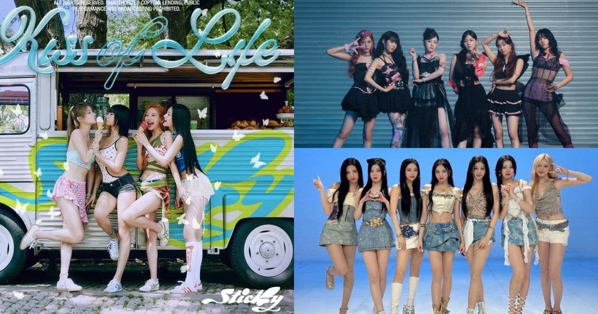 同期回歸只有KISS OF LIFE成績亮眼！韓媒分析STAYC、BABYMONSTER輸掉的真實原因
