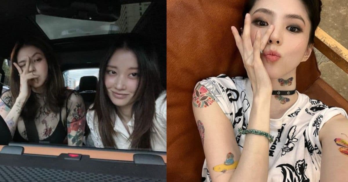 韓韶禧大面積刺青與全鍾瑞親密合照！掀韓網兩派論戰：真有趣 VS 真荒謬