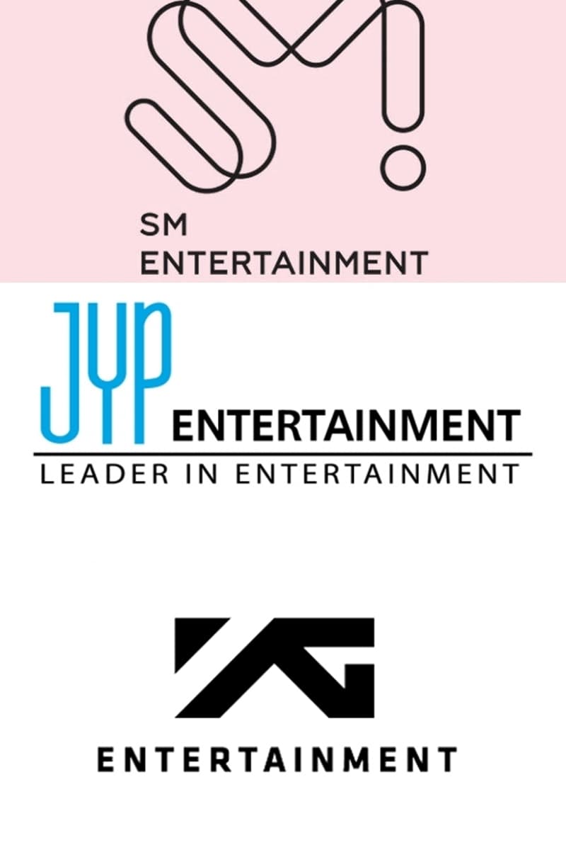 Image Source：YG官網、SM官網、JYP官網
